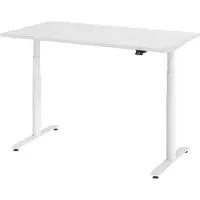 Bümö Schreibtisch elektrisch Bluetooth & App XDLR - Nachbildung: Weiß, Gestell: Weiß, Größe: 140 x 80 cm