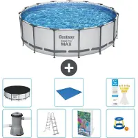 Bestway Steel Pro MAX Rund - 488x122 cm - 6-teilig S568