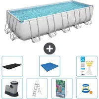 Bestway Power Steel Rechteckig - 640x274x132 cm - 6-teilig S568