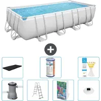 Bestway Power Steel Rechteckig - 488x244x122 cm - 6-teilig S622