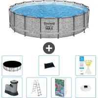 Bestway Steel Pro MAX Rund - 549x122 cm - 6-teilig S598