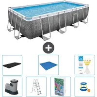 Bestway Power Steel Rechteckig - 549x274x122 cm - 6-teilig S568