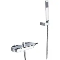 OEM Badezimmer Duscharmatur, Doppelgriff, Zeitgenössisches Design, Chrom