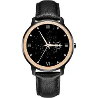 SASSEY Damen SmartWatch Smartband IP67 Wasserdicht Schlafüberwachung Armband Sport Fitness für Android IOS , Schwarz