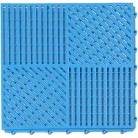 Markenlos Ineinandergreifende Entwässerungs- und Anti-Rutsch-Deckfliesen 30,5 x 30,5 cm für Balkon, Toilette, Badezimmer, Küche, Deck, Pool, Garage, Hof und Boot