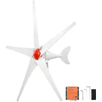 Vevor 800W 12V Horizontale Windkraftanlage Windturbine mit MPPT-Laderegler