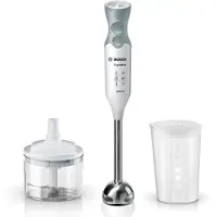 Bosch Stabmixer ErgoMixx, Edelstahl-Mixfuß, Mix- und Messbecher, 4-Klingen-Messe