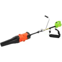 StarTech.com Handgebläse - 2-in-1 Akku-Laubbläser und Kehrgerät - Kabellos ohne Akku - Für Reinigung und Heimwerken - EU-Stecker - Schwarz