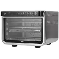 Ninja Foodi 10-in-1 Multifunktionsbackofen [DT200UK] Mini-Backofen, Aufsatzbackofen, Air Fry, Pizza, Silber/Schwarz