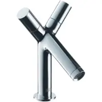 Hansgrohe 2-G-Waschtischarmatur 80 Axor Starck A 105mm, m Hebel, Zugst.Abl.Gar., chr