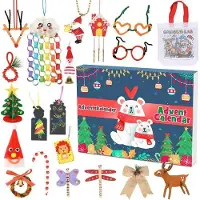 Famanu Adventskalender DIY für Kinder - 24 Stück für Weihnachten 2023