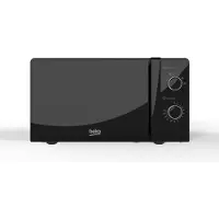 Beko MOC20100BFB, Arbeitsplatte, Solo-Mikrowelle, 20 l, 700 W, Drehregler, Schwarz