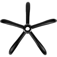 Markenlos Bürostuhl Basis Ersatz - Universelle Gasfederanschluss - 70 cm - 320 lbs/146 kg - Poliertes Stahl
