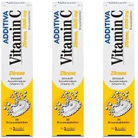 ADDITIVA Vitamin C 1 g Brausetabletten 3x 3x20 St