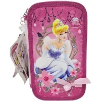 Beniamin Doppelseitiges Federmäppchen mit Ausstattung Cinderella, gefüllt, Schulmäppchen für Mädchen