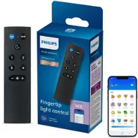 Philips Smart Lighting Smart Home-Fernbedienung, anpassbare Tasten, 15 m Reichweite, Fernbedienung, Schwarz, Kunststoff, , IP20, III