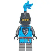 LEGO Minifigur Forest Stronghold Black Falcon Soldier - Male, Pearl (bdp176)