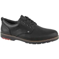 Rieker Herren Halbschuhe mit Schnürverschluss, Farbe Schwarz