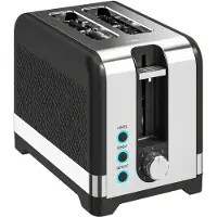 Novzep 2-Scheiben-Toaster mit 7 Bräunungsstufen, Aufwärm-/Auftau-/Abbruchfunktionen, Wärmerost, 930 W