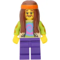 LEGO Minifigur Hippie – Minifiguren Sammelserie (col107) – neu