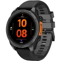Forever Sportliche Herren Smartwatch mit GPS und AMOLED-Display, Wasserdichtigkeit und Taschenlampe