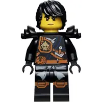 LEGO Minifigur Cole - Knee Pads, Armor, Hair – Ninjago (njo0250) –
