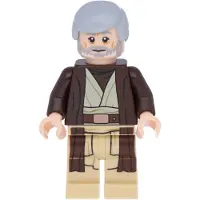 LEGO Minifigur Obi- Wan Kenobi mit dunkelbraunem Umhang (sw0552) – neu