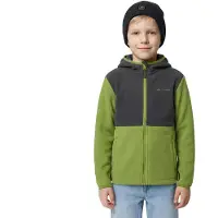Vaude Kapuzenfleecejacke "Kids Pulex Hooded Jacket II", Kinder, Gr. 158/164, grün (grün pepper), Jacken Kapuzenfleecejacke, mit Kapuze, atmungsaktives Material, mit Eingrifftaschen