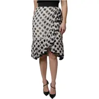 Dolce&Gabbana Pünktchen-Rüschenträger-Midi-Rock