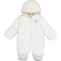 Feetje Plüschoverall mit Kapuze Pinguin, natur, 56