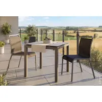 Stern Oskar/Classic Gartenmöbel-Set 3tlg graphit/silbergrau