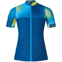 Endura Bitmap Block FS260 Print Short Sleeve Jersey barra blue S