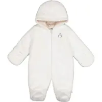 Feetje Plüschoverall mit Kapuze Pinguin, natur, 74