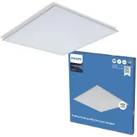 Philips Einbau- und Einlegeleuchte, Quadratisch, Zimmerdecke, Weiß, Metall, IP20, II