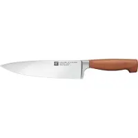 Zwilling Universalküchenmesser "**** VIER STERNE Wood" Made in Germany, Eigehärtete Klinge, FSC-Zertifizitiertes Holz