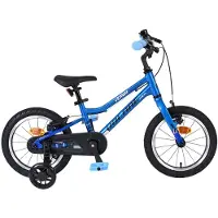 Volare Venom Kinderfahrrad - Jungen - 14 Zoll - Blau - Zwei Handbremsen
