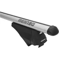 Menabo Tiger Silver XL | Dachträger BMW - X3 (F25) 2010-2014 - Aluminium - Länge 135 cm - Tragkraft 75 kg - 2er-Pack