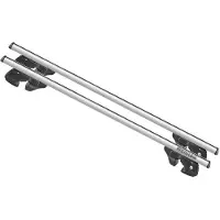 Menabo Sherman Silver | Dachträger Ford - Explorer III 2002-2005 - Aluminium - Länge 120 cm - Tragkraft 90 kg - 2er-Pack