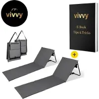 OEM Famanu Strandmat mit Rückenlehne - Komfortabel und faltbar - 2 in 1