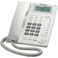 Panasonic KX-TS880, Freisprecheinrichtung, 50 Eintragungen, Anrufer-Identifikation, Weiß