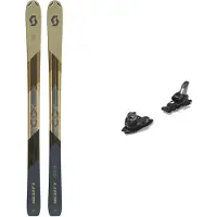 SCOTT - Ski Set inkl. Bdg. - Freeride-Ski - Alpinski-Set Pure Mission 98Ti 2024 - Beige
