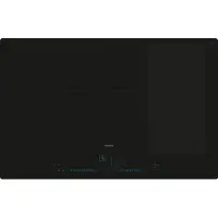 Siemens iQ700 EX807NVV6E, Schwarz, Integriert, 80 cm, Zonen-Induktionskochfeld, Glaskeramik, 5 Zone(n)