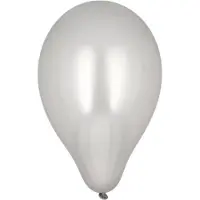 Papstar 500 Luftballons Ø 25 cm silber