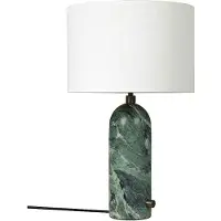 Gubi Tischlampe Gravity Small, dimmbar, grün, für Wohn- / Esszimmer, Stein, Design, Tischlampe