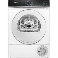 Siemens iQ700 WQ45B2B90, Freistehend, Frontlader, Wärmepumpe, Weiß, Drehregler, Berührung, Rechts