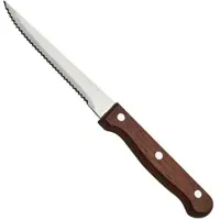 Genware Steakmesser mit Holzgriff - 21,5cm (12 Stk.)"
