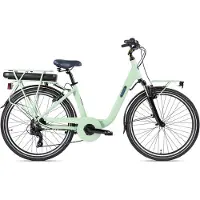 Letoule Via Veneto Elektro-Citybike 26 Zoll "LaFolie" , Verde Smeraldo Chiaro