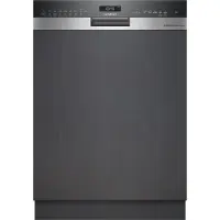 Siemens iQ500 SN55ES00BD, Halb integriert, Standardgröße (60 cm), Gebürsteter Stahl, Berührung, 1,75 m, 1,65 m