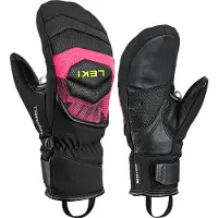 LEKI Junior Fäustling WCR CORE TR black/neonpink - 6,0
