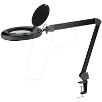 Lumeno 8515SW - Lupenleuchte LED O 150 mm Echtglaslinse 5 Dioptrien dimmbar